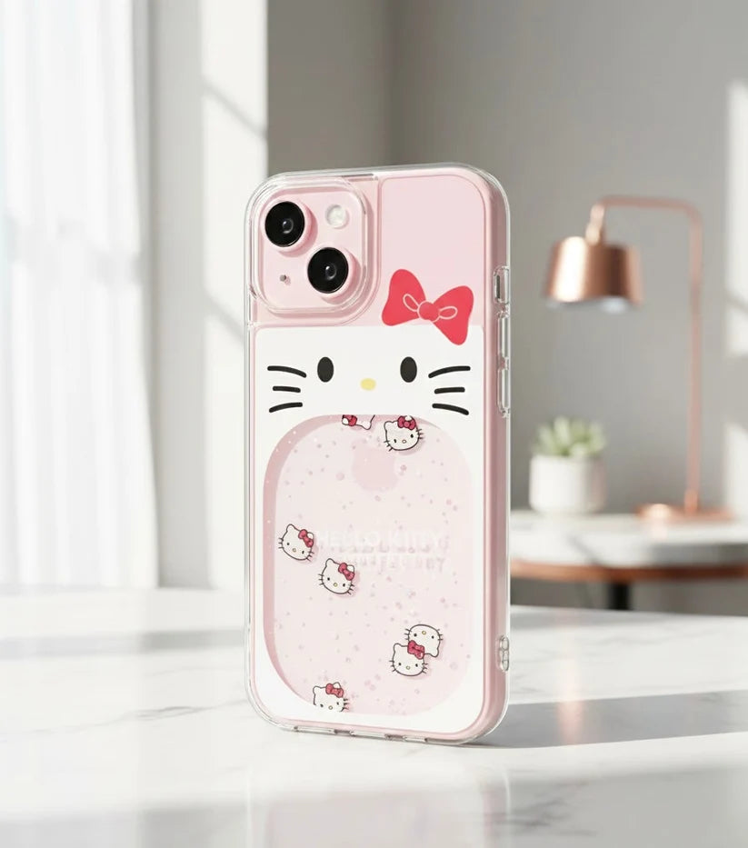Floating Hello Kitty Case – Cute Kawaii Protective Case for iPhone