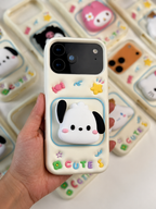 3D Cute Character Phone Case – Kawaii Cartoon Protective Case