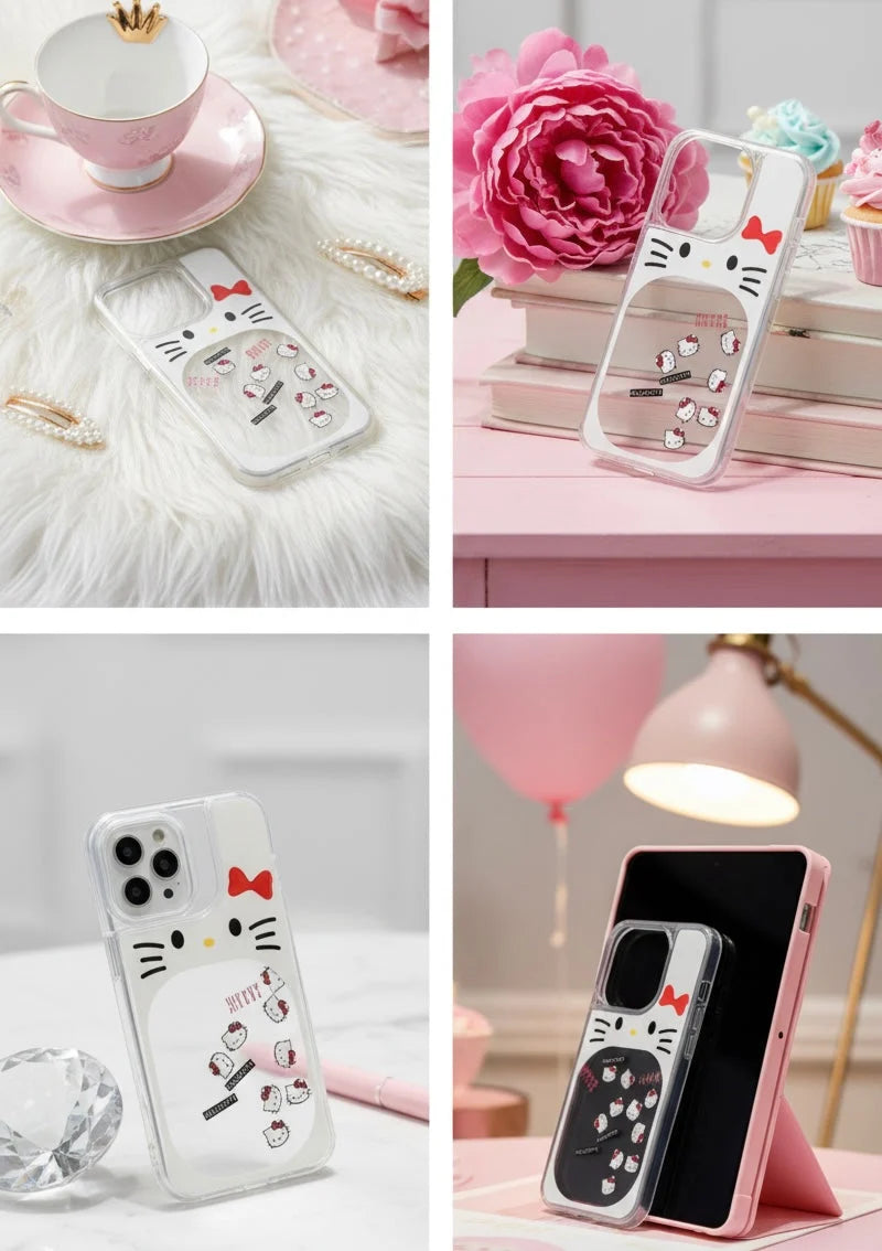 Floating Hello Kitty Case – Cute Kawaii Protective Case for iPhone