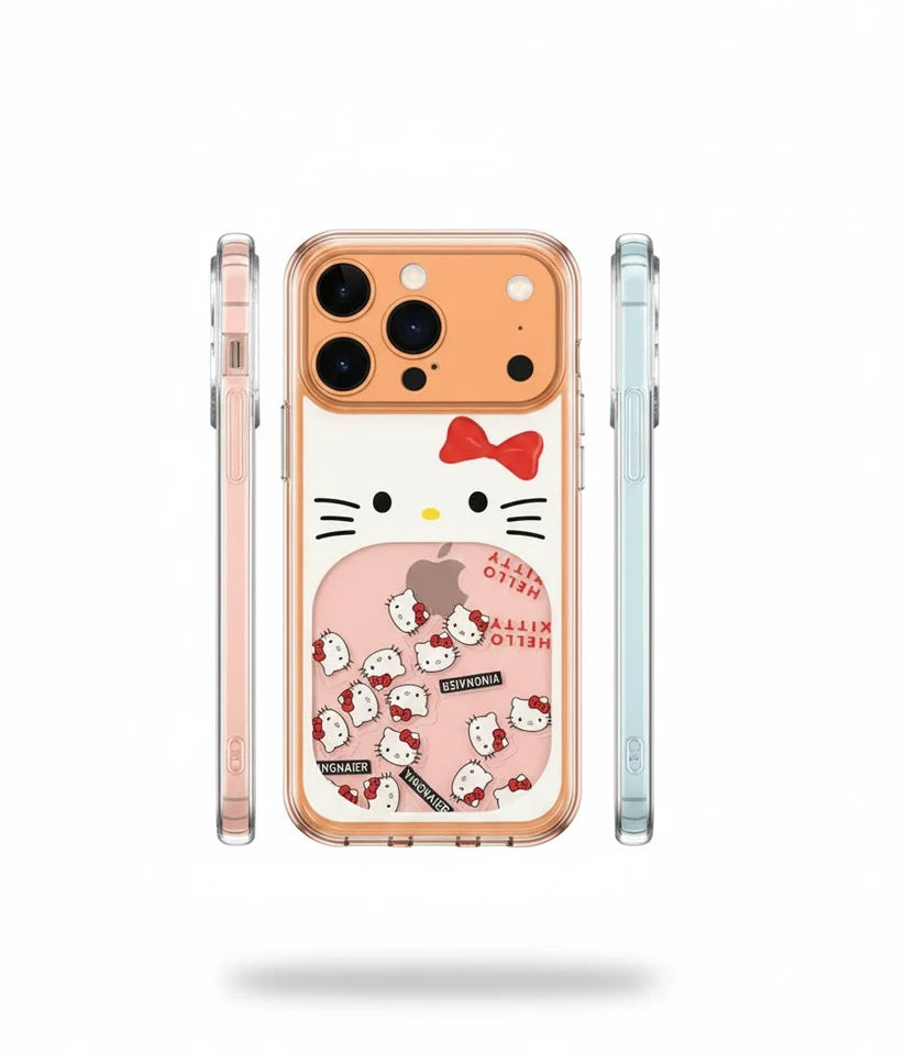 Floating Hello Kitty Case – Cute Kawaii Protective Case for iPhone