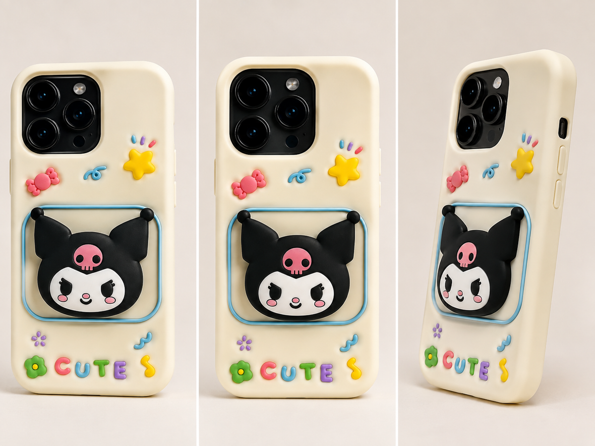 3D Cute Character Phone Case – Kawaii Cartoon Protective Case