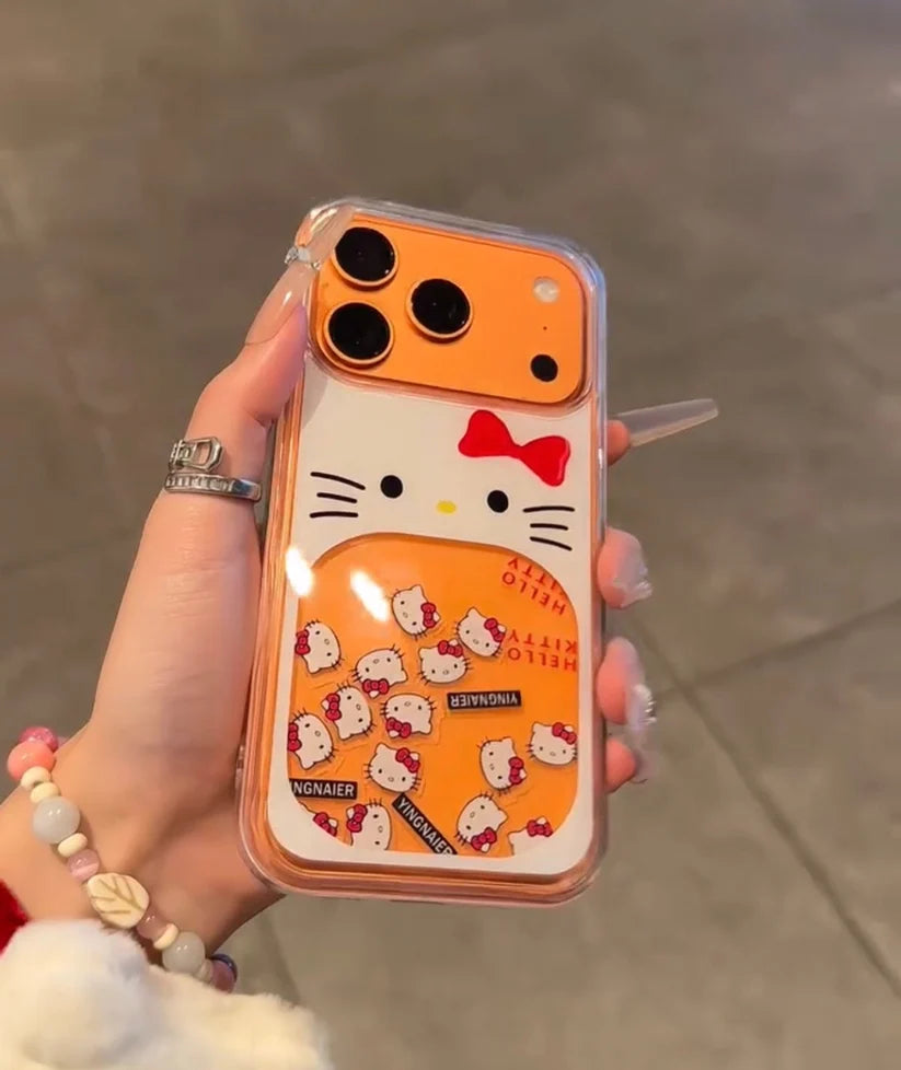 Floating Hello Kitty Case – Cute Kawaii Protective Case for iPhone
