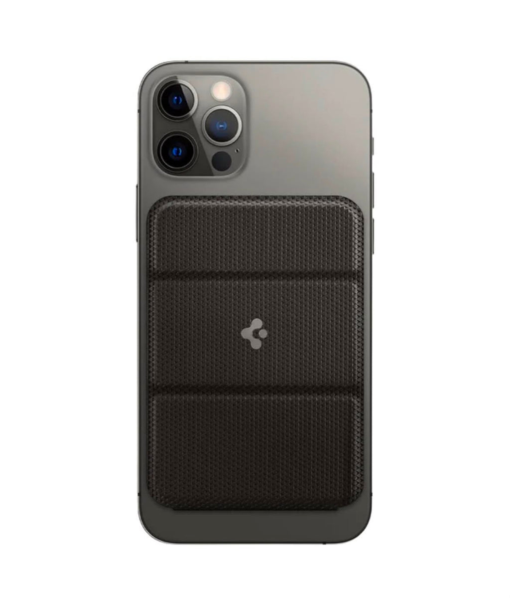 Spigen Stand Wallet – Magnetic MagSafe Card Holder & Phone Stand for iPhone