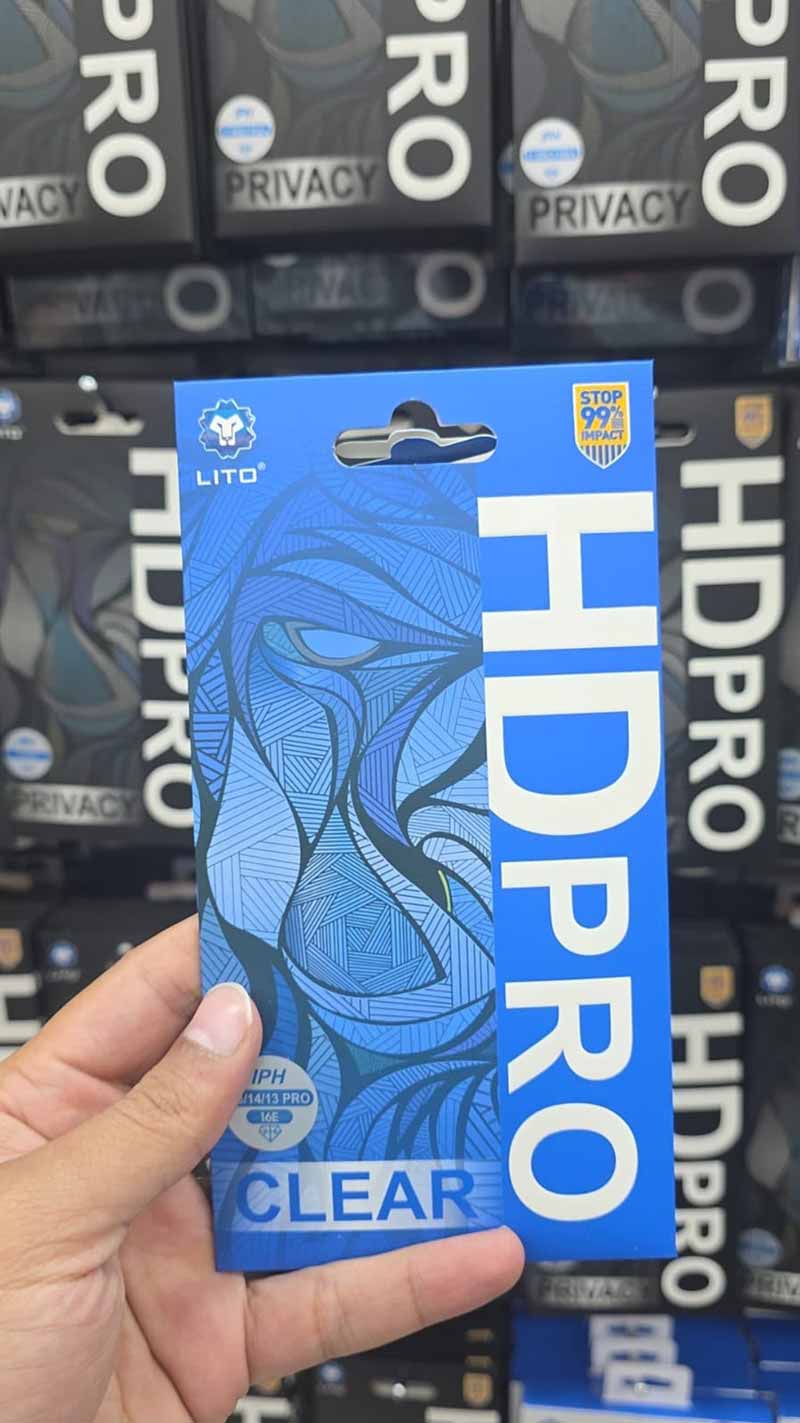 LITO HD Pro Clear Glass Protector for iPhones