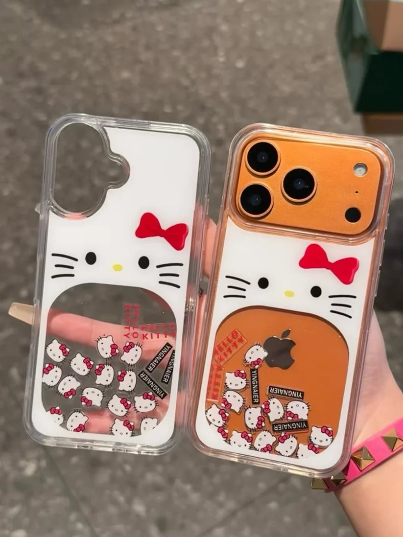 Floating Hello Kitty Case – Cute Kawaii Protective Case for iPhone