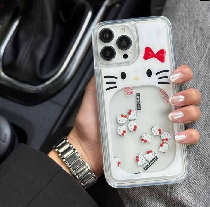 Floating Hello Kitty Case – Cute Kawaii Protective Case for iPhone