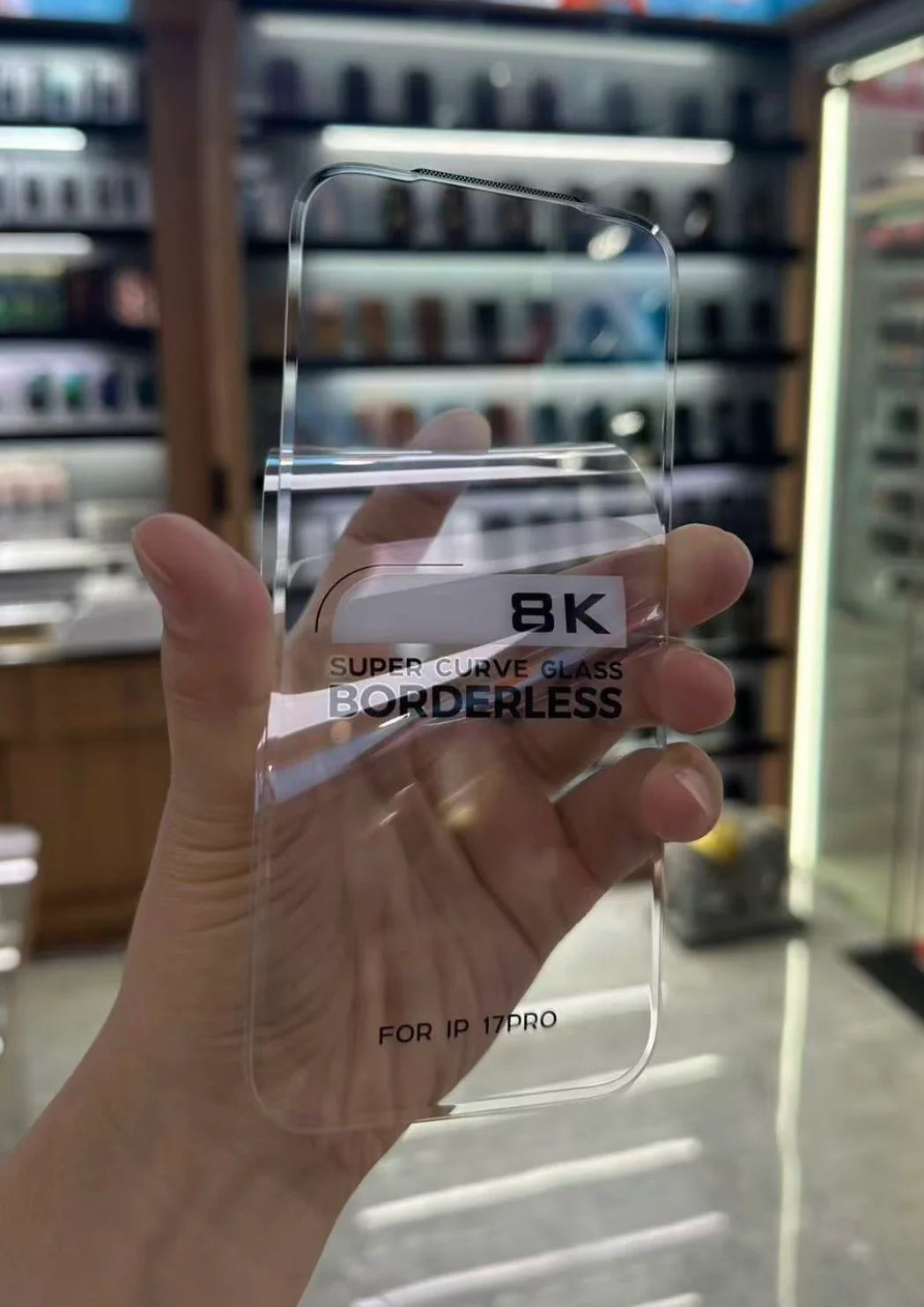 Xmart 8K Borderless Curved Glass ( HD Clear And Privacy )