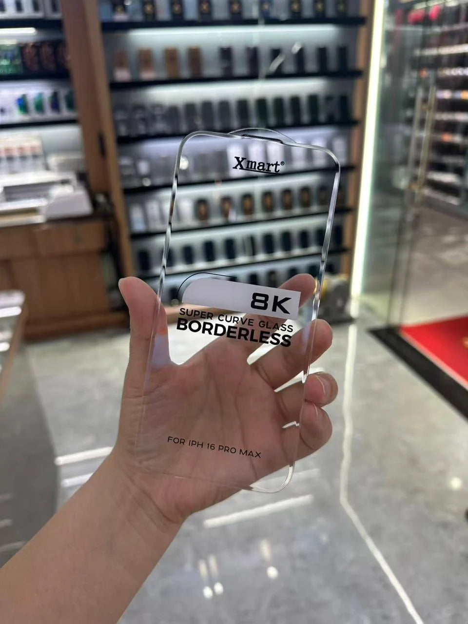 Xmart 8K Borderless Curved Glass ( HD Clear And Privacy )