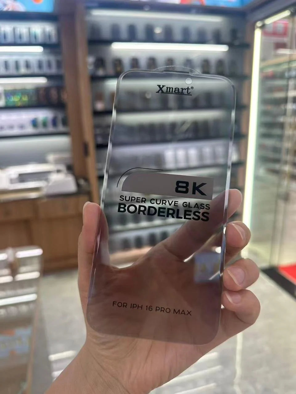 Xmart 8K Borderless Curved Glass ( HD Clear And Privacy )