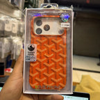 Goyard Leather-Feel Fabric Case